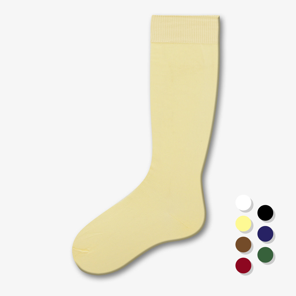 Flat Knit Nylon Knee High Socks – Style: 200