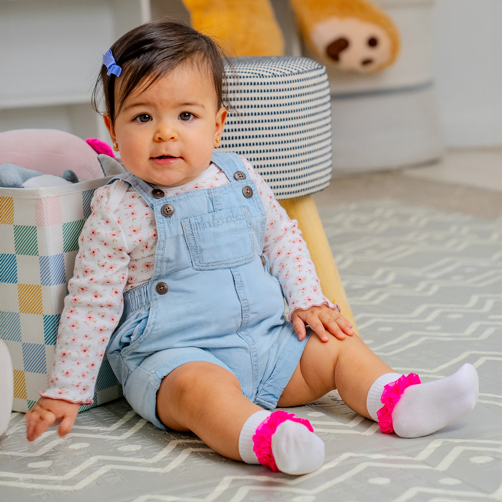 Lace Trim Anklet - Dark Colors - Assorted - Style: 3103D