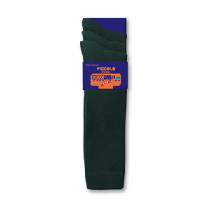 Flat Knit Cotton Knee High Socks - 3 Pair Pack - Style: 4002FM