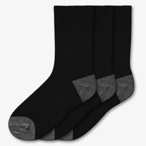 NEW 3 Pair Athletic Crew Socks - Style: 612