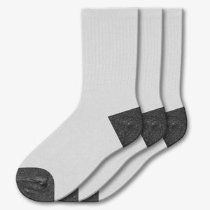 NEW 3 Pair Athletic Crew Socks - Style: 612