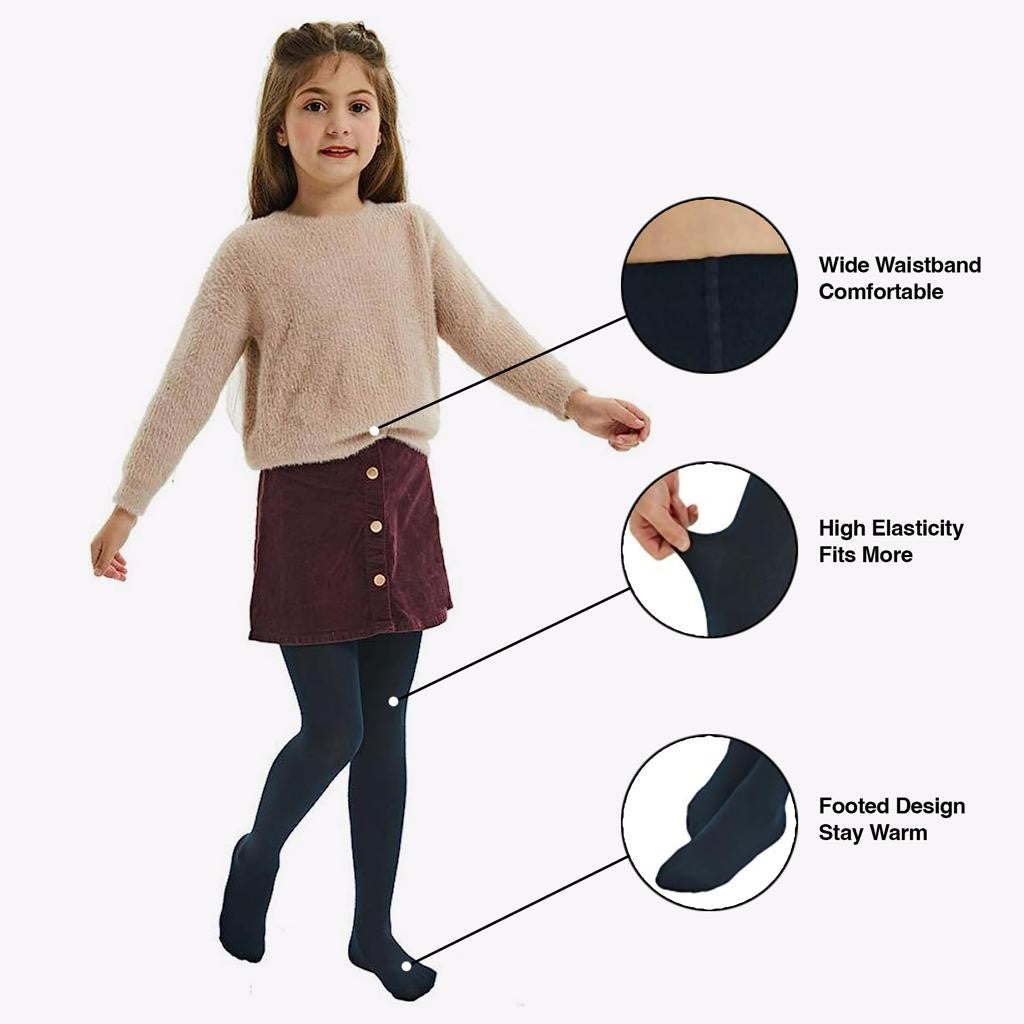 Fleece-lined Tights – 2 Pair Pack - Style: 7003FT