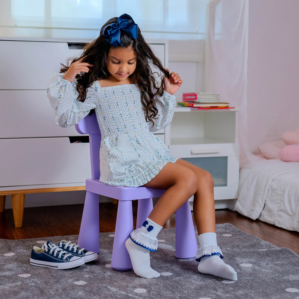 Lace Trim Anklet - Style: 9033