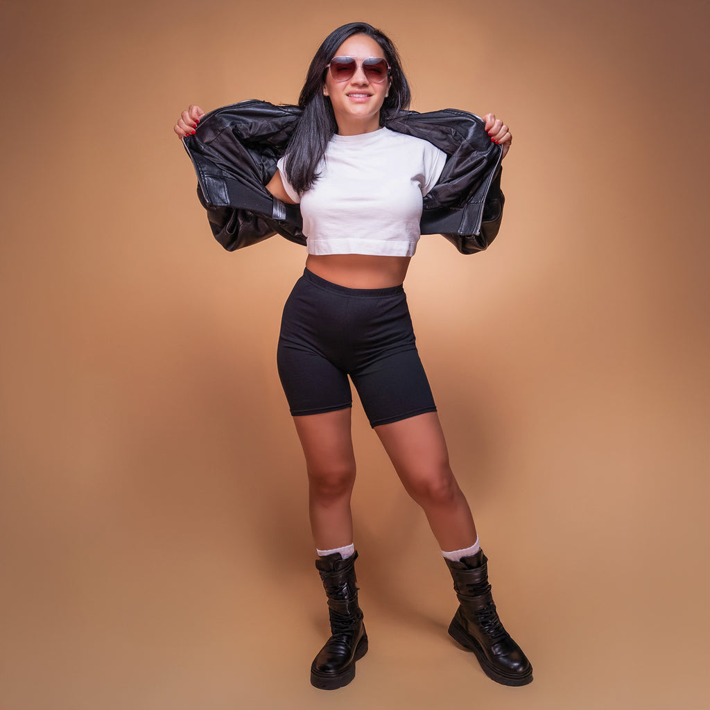 NEW Adults Cotton Knit Shorts - Style: 911