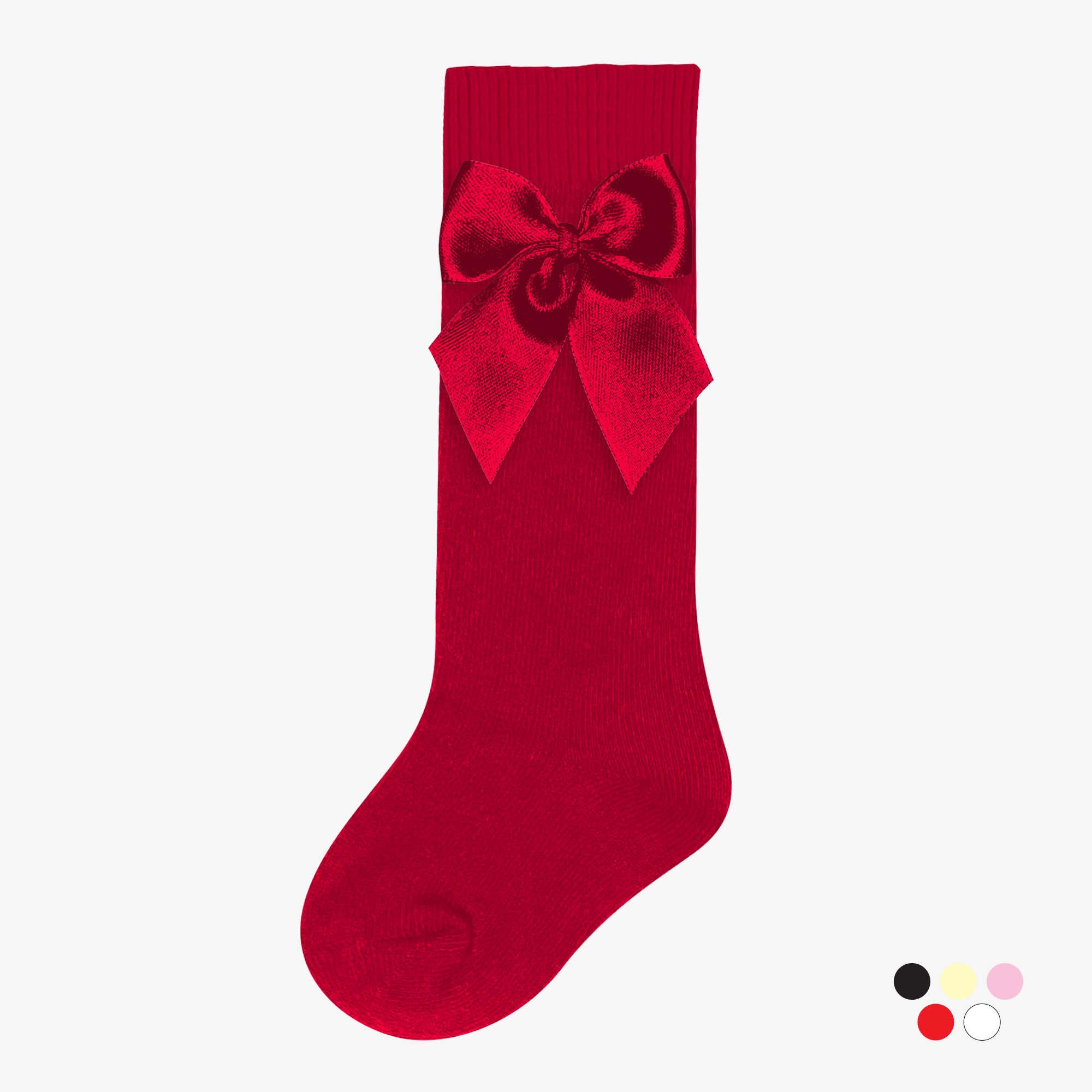 Baby Bow Knee High Socks - Style: 210M