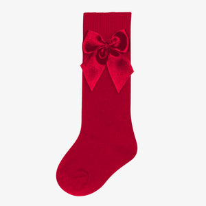Baby Bow Knee High Socks - Style: 210M
