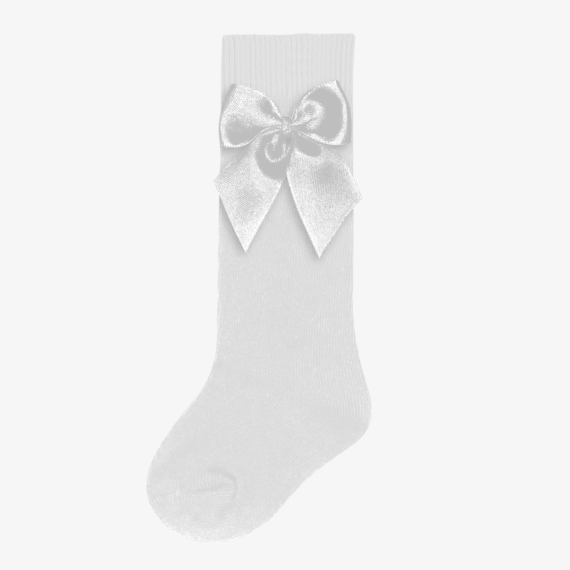 Baby Bow Knee High Socks - Style: 210M