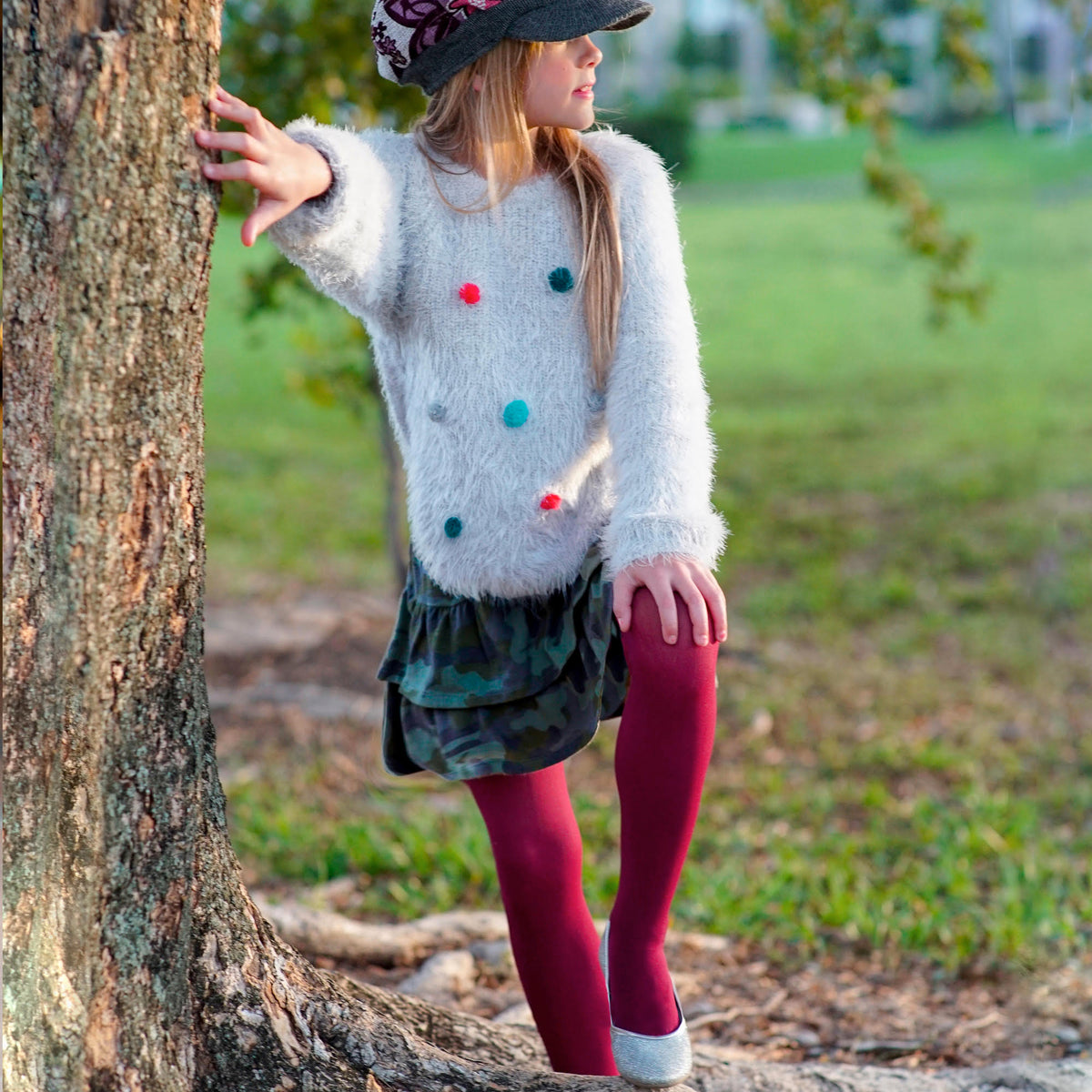 Classic Girls Opaque Tights Style 311 PiccoloHosiery