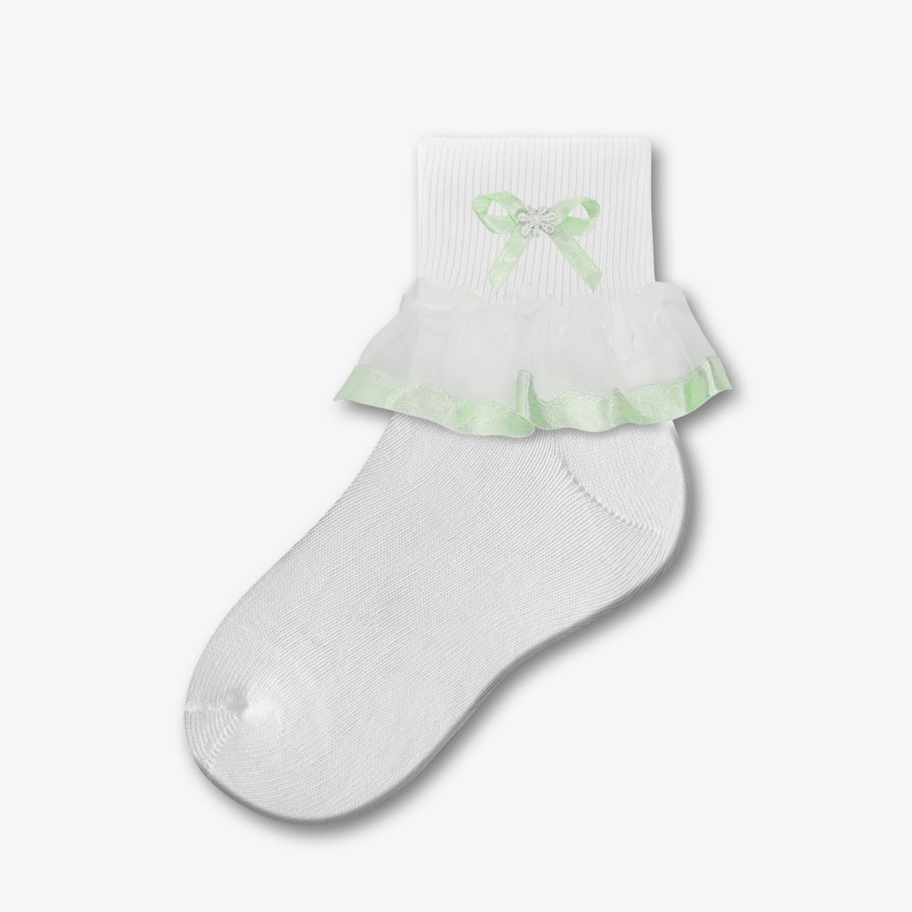 Lace - Style: 9030T - White/Mint Green