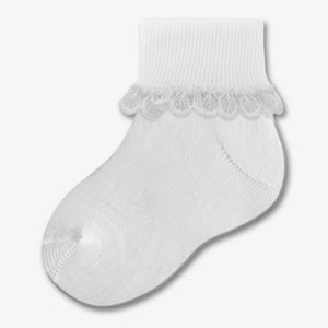 Newborn Lace Trim Anklet - Style: 4038
