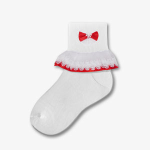 Lace - Style: 9033 - White/Red