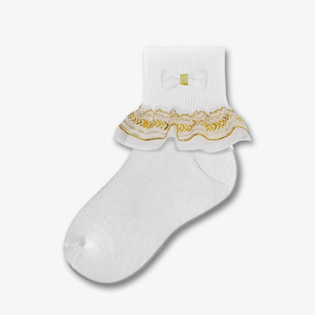 Lace - Style: 9043 - White/Gold
