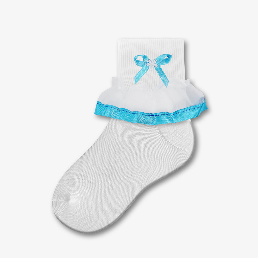 Lace - Style: 9030T - White/Turquoise 