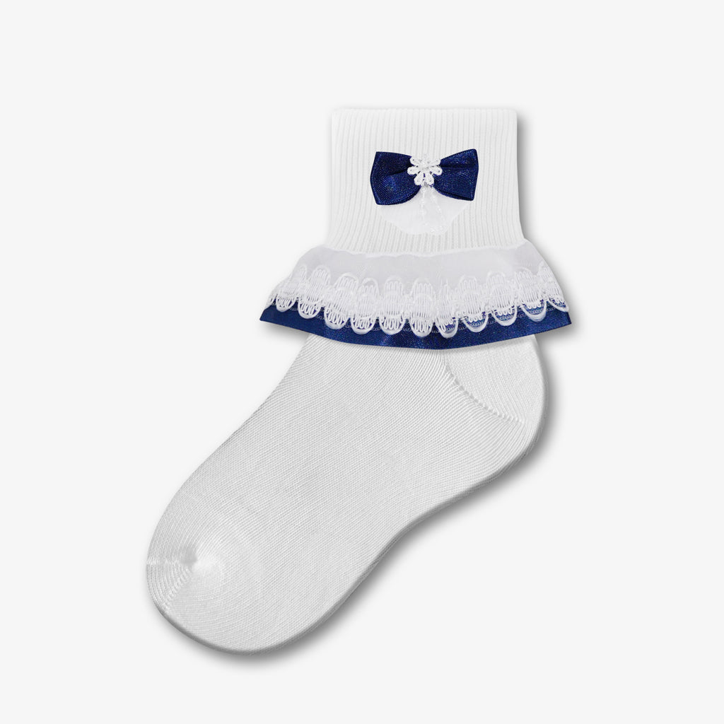 Lace - Style: 9033 - White/Navy